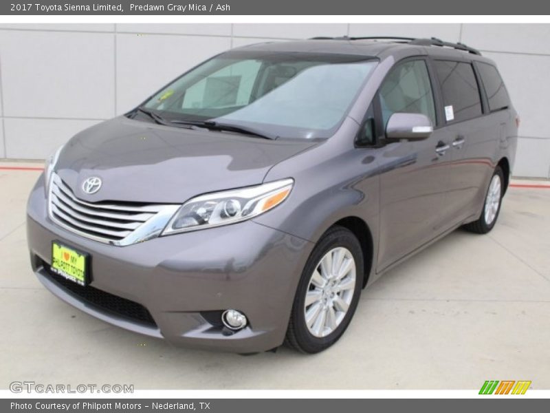 Predawn Gray Mica / Ash 2017 Toyota Sienna Limited