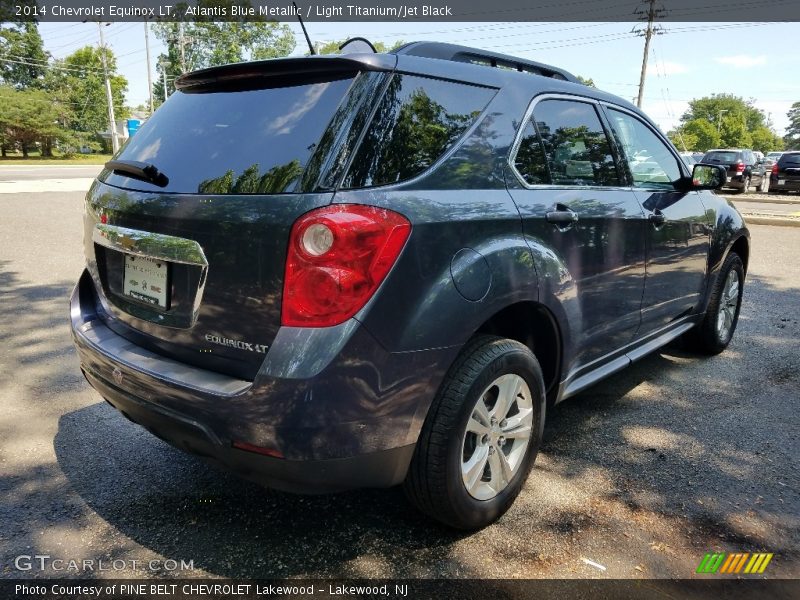 Atlantis Blue Metallic / Light Titanium/Jet Black 2014 Chevrolet Equinox LT
