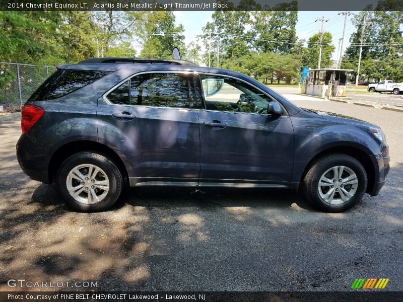 Atlantis Blue Metallic / Light Titanium/Jet Black 2014 Chevrolet Equinox LT