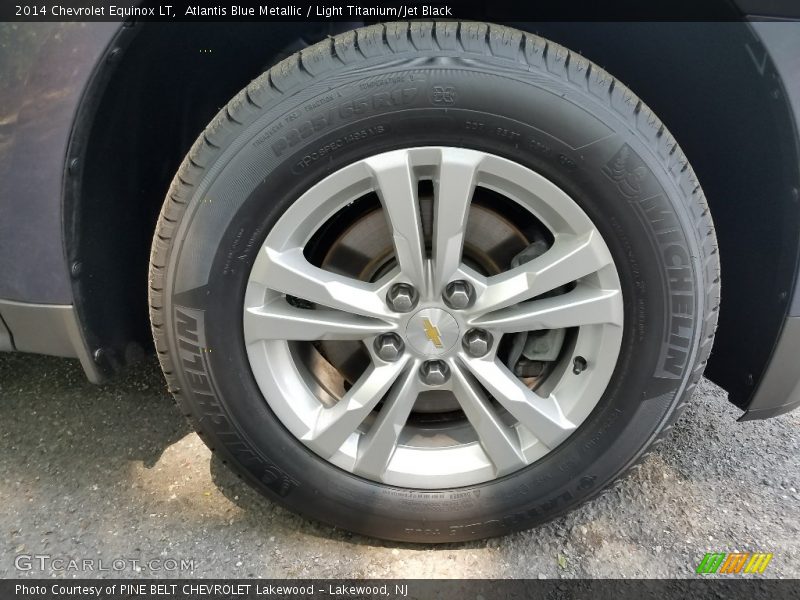 Atlantis Blue Metallic / Light Titanium/Jet Black 2014 Chevrolet Equinox LT