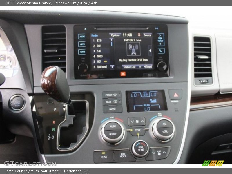 Predawn Gray Mica / Ash 2017 Toyota Sienna Limited