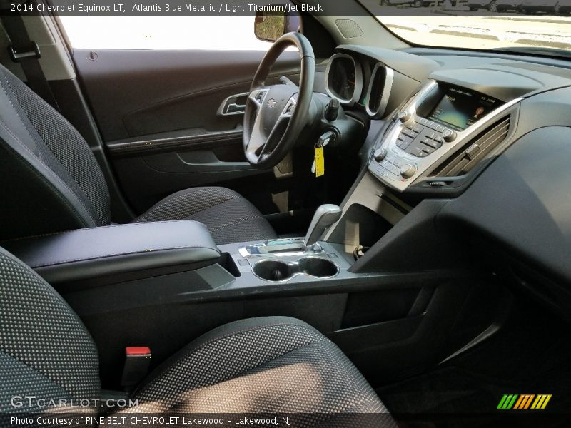 Atlantis Blue Metallic / Light Titanium/Jet Black 2014 Chevrolet Equinox LT