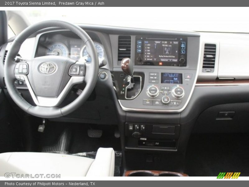 Predawn Gray Mica / Ash 2017 Toyota Sienna Limited