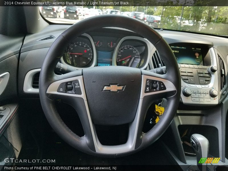 Atlantis Blue Metallic / Light Titanium/Jet Black 2014 Chevrolet Equinox LT