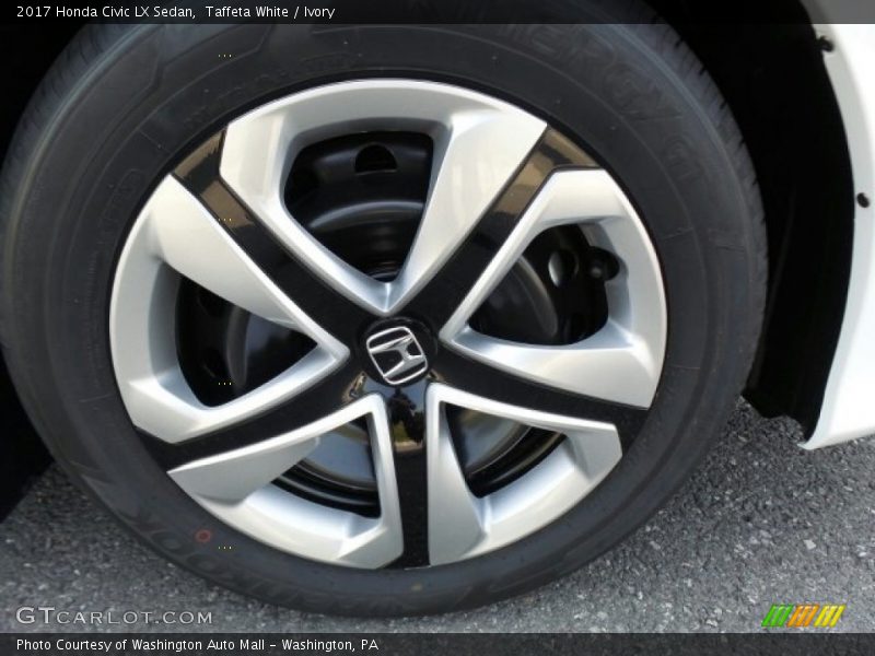 Taffeta White / Ivory 2017 Honda Civic LX Sedan