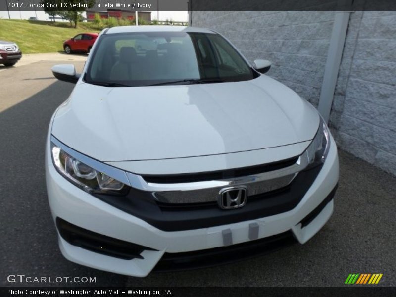 Taffeta White / Ivory 2017 Honda Civic LX Sedan