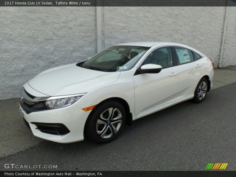 Taffeta White / Ivory 2017 Honda Civic LX Sedan