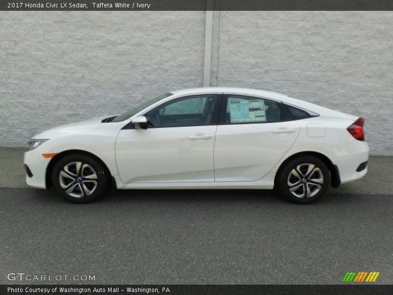Taffeta White / Ivory 2017 Honda Civic LX Sedan