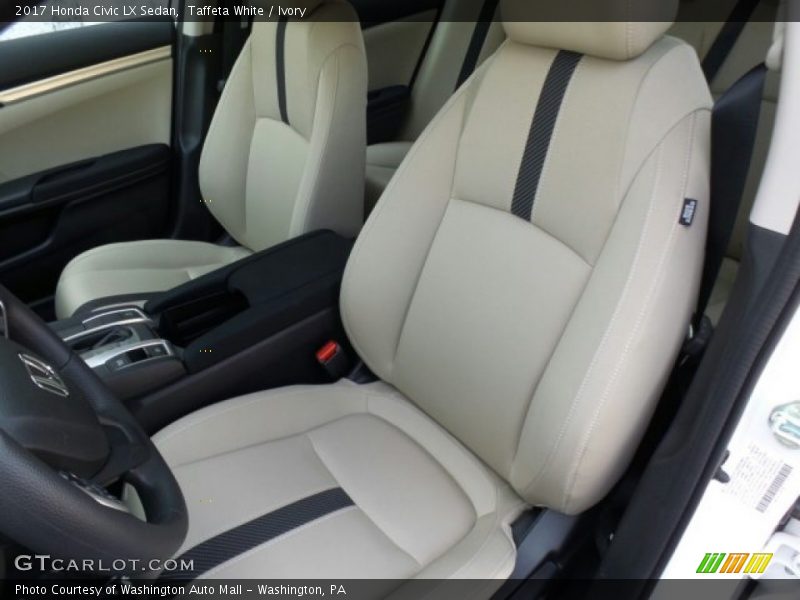 Taffeta White / Ivory 2017 Honda Civic LX Sedan