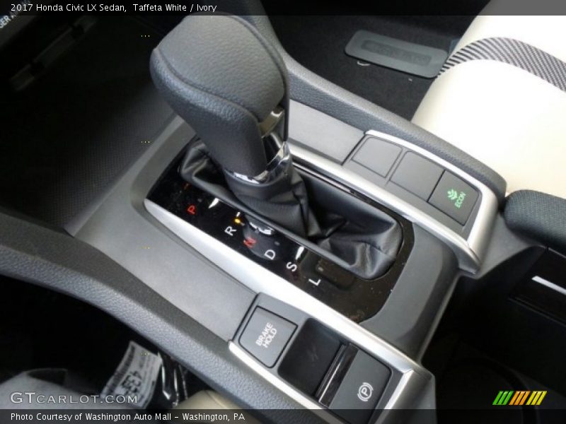 Taffeta White / Ivory 2017 Honda Civic LX Sedan