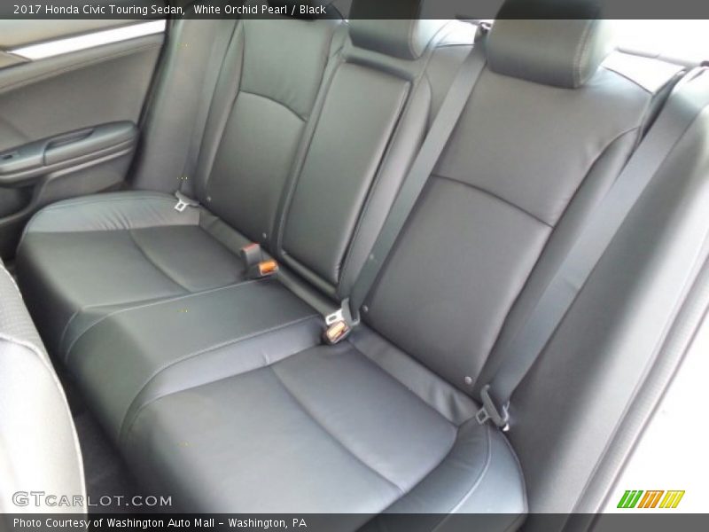 White Orchid Pearl / Black 2017 Honda Civic Touring Sedan