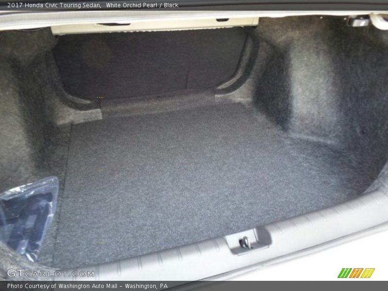 White Orchid Pearl / Black 2017 Honda Civic Touring Sedan