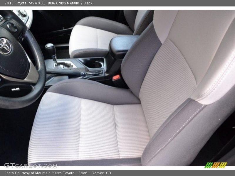 Blue Crush Metallic / Black 2015 Toyota RAV4 XLE