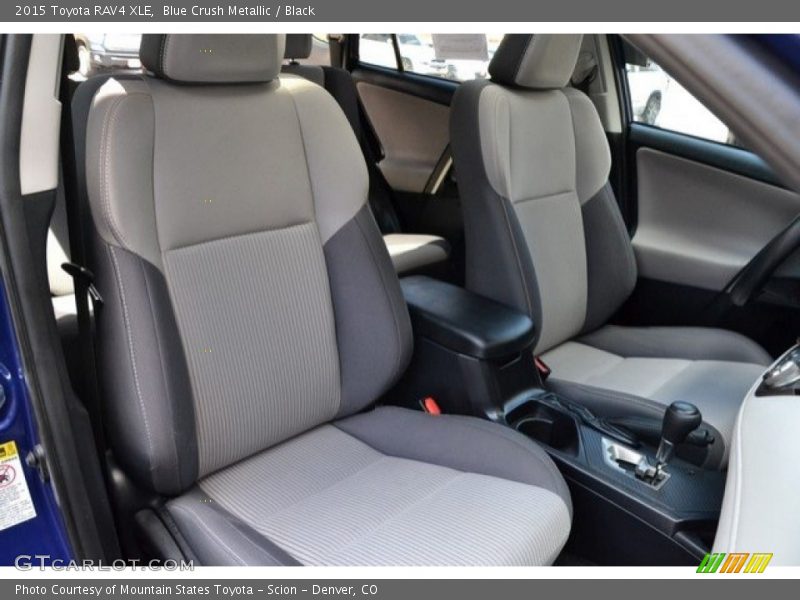 Blue Crush Metallic / Black 2015 Toyota RAV4 XLE