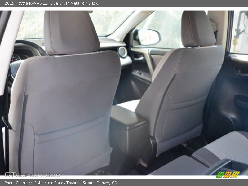 Blue Crush Metallic / Black 2015 Toyota RAV4 XLE
