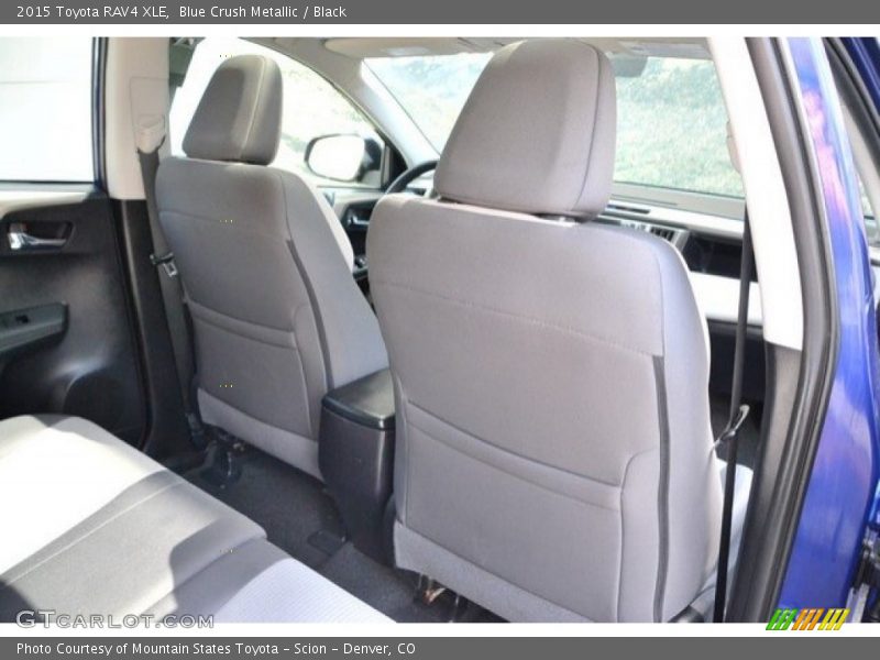 Blue Crush Metallic / Black 2015 Toyota RAV4 XLE