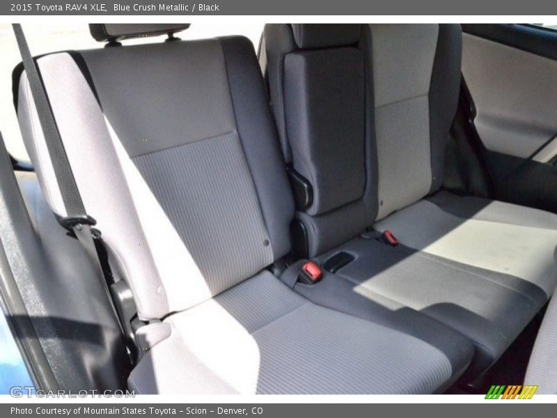 Blue Crush Metallic / Black 2015 Toyota RAV4 XLE