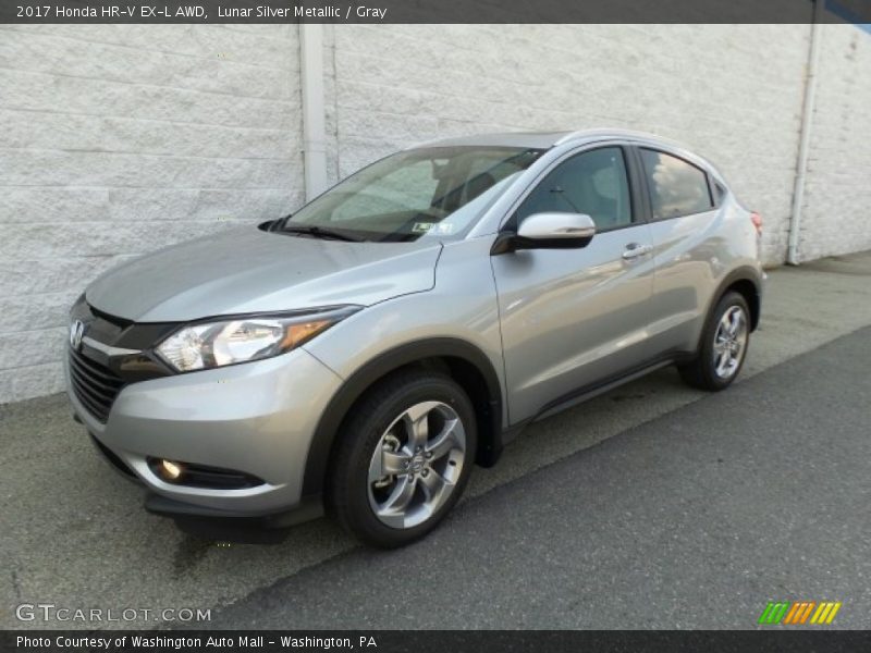 Lunar Silver Metallic / Gray 2017 Honda HR-V EX-L AWD