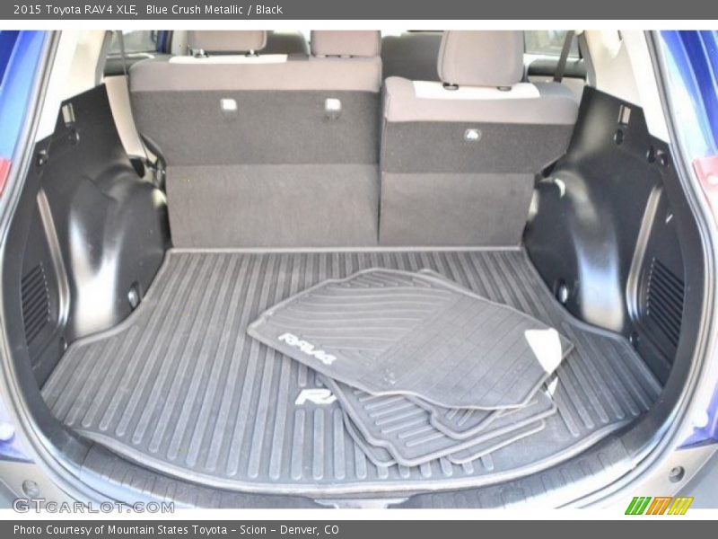 Blue Crush Metallic / Black 2015 Toyota RAV4 XLE