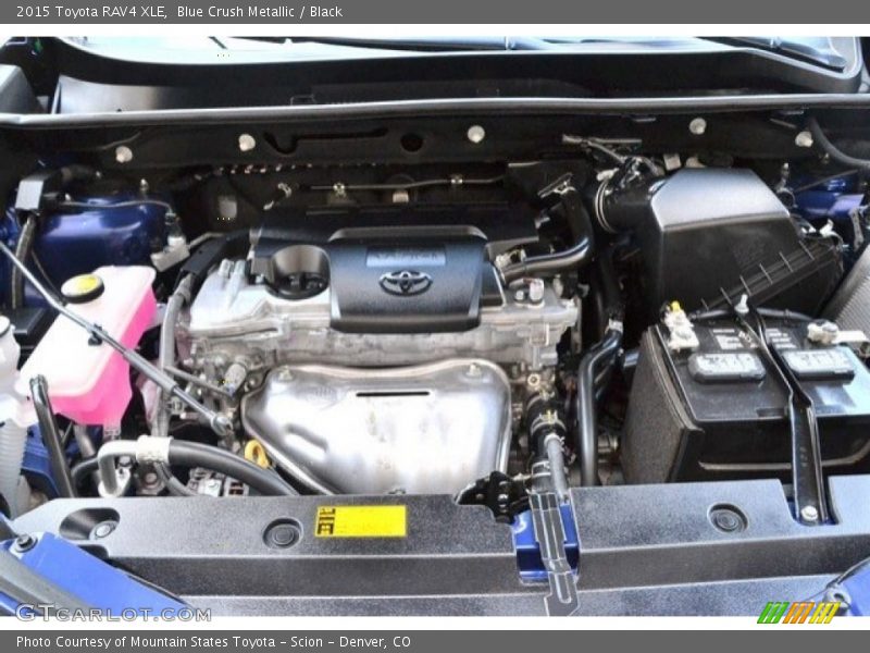 Blue Crush Metallic / Black 2015 Toyota RAV4 XLE