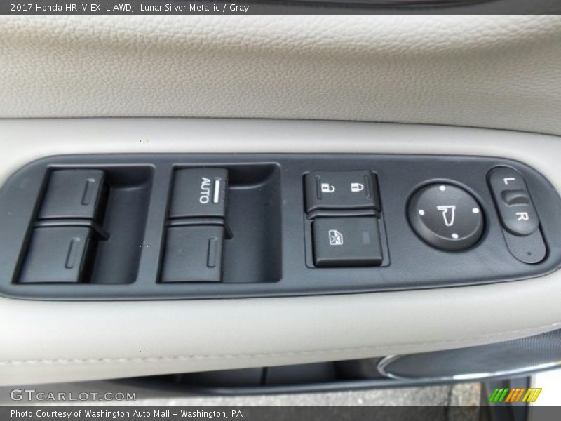 Lunar Silver Metallic / Gray 2017 Honda HR-V EX-L AWD