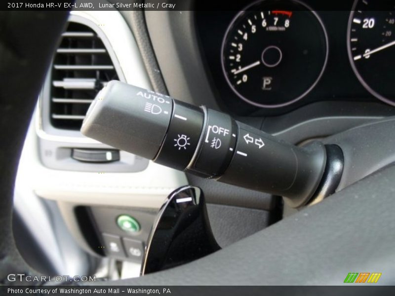 Lunar Silver Metallic / Gray 2017 Honda HR-V EX-L AWD