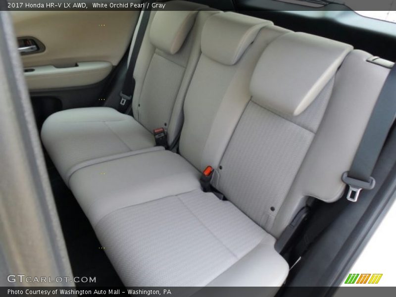 White Orchid Pearl / Gray 2017 Honda HR-V LX AWD