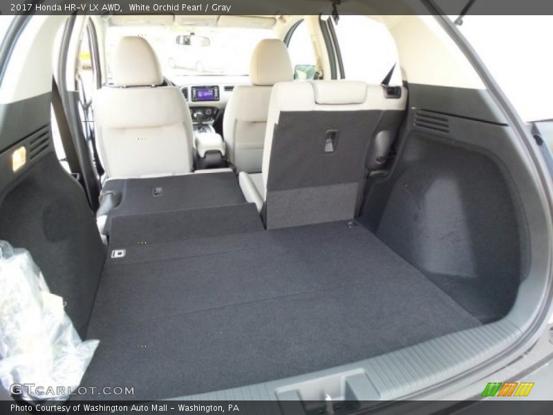 White Orchid Pearl / Gray 2017 Honda HR-V LX AWD
