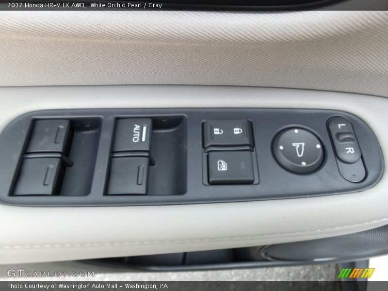 White Orchid Pearl / Gray 2017 Honda HR-V LX AWD