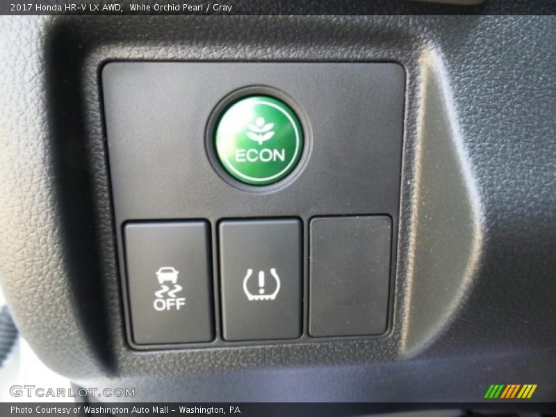 White Orchid Pearl / Gray 2017 Honda HR-V LX AWD