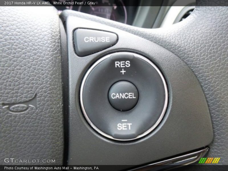 White Orchid Pearl / Gray 2017 Honda HR-V LX AWD