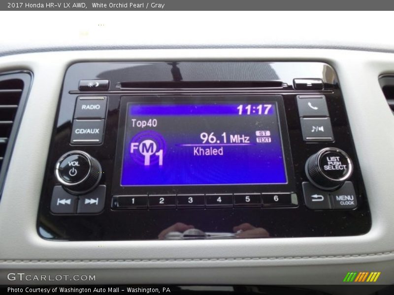 White Orchid Pearl / Gray 2017 Honda HR-V LX AWD