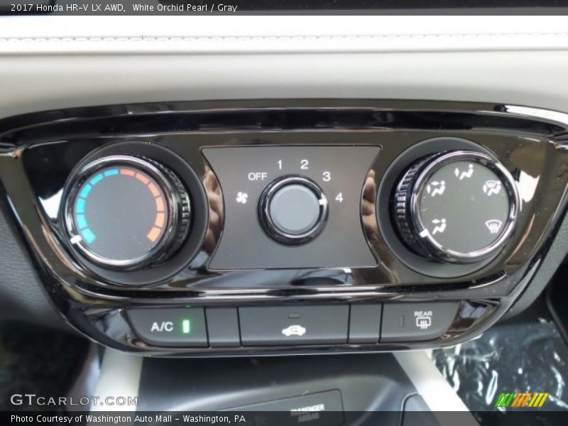 White Orchid Pearl / Gray 2017 Honda HR-V LX AWD