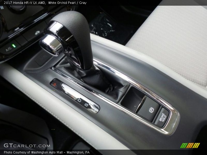 White Orchid Pearl / Gray 2017 Honda HR-V LX AWD