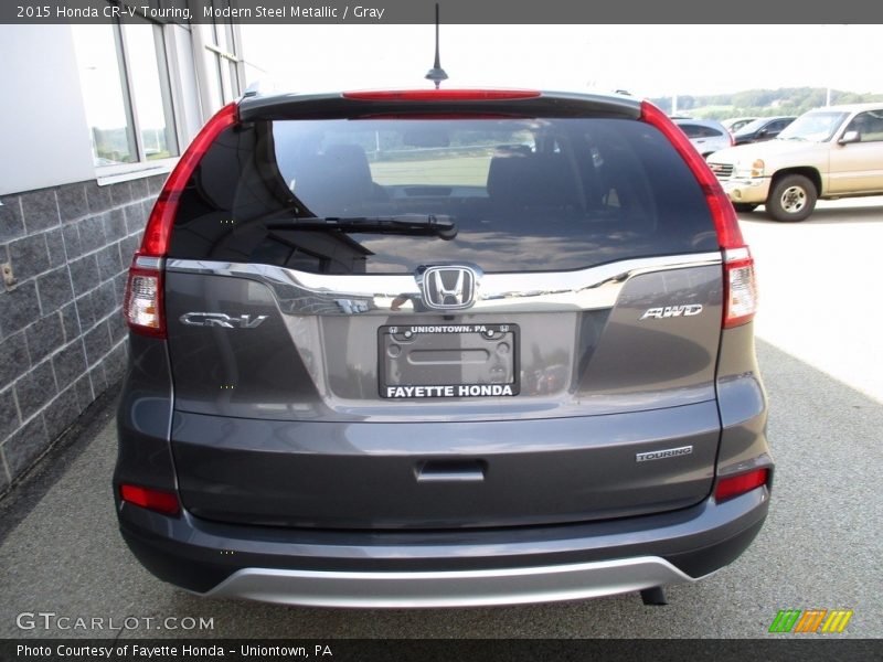 Modern Steel Metallic / Gray 2015 Honda CR-V Touring