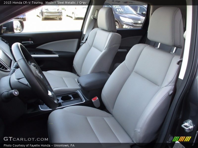 Modern Steel Metallic / Gray 2015 Honda CR-V Touring
