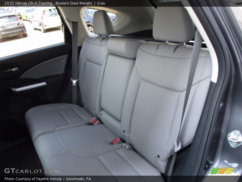 Modern Steel Metallic / Gray 2015 Honda CR-V Touring