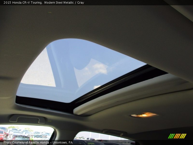 Modern Steel Metallic / Gray 2015 Honda CR-V Touring