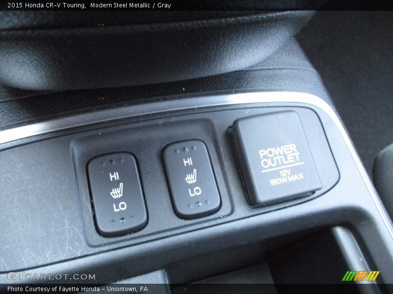 Modern Steel Metallic / Gray 2015 Honda CR-V Touring