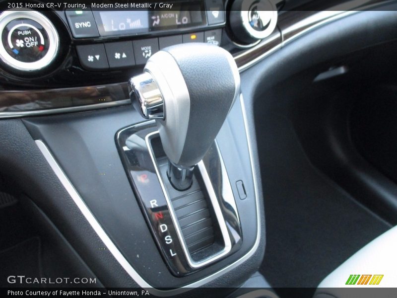 Modern Steel Metallic / Gray 2015 Honda CR-V Touring