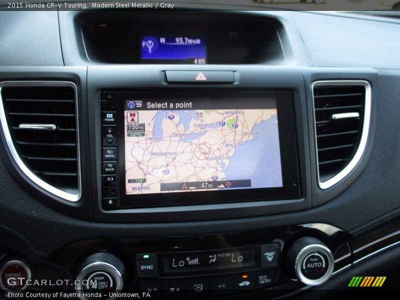 Modern Steel Metallic / Gray 2015 Honda CR-V Touring
