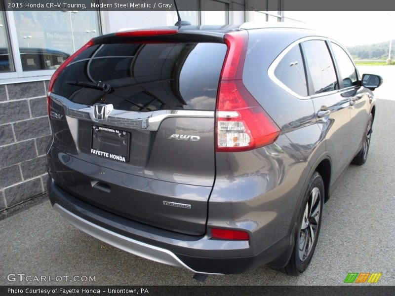 Modern Steel Metallic / Gray 2015 Honda CR-V Touring