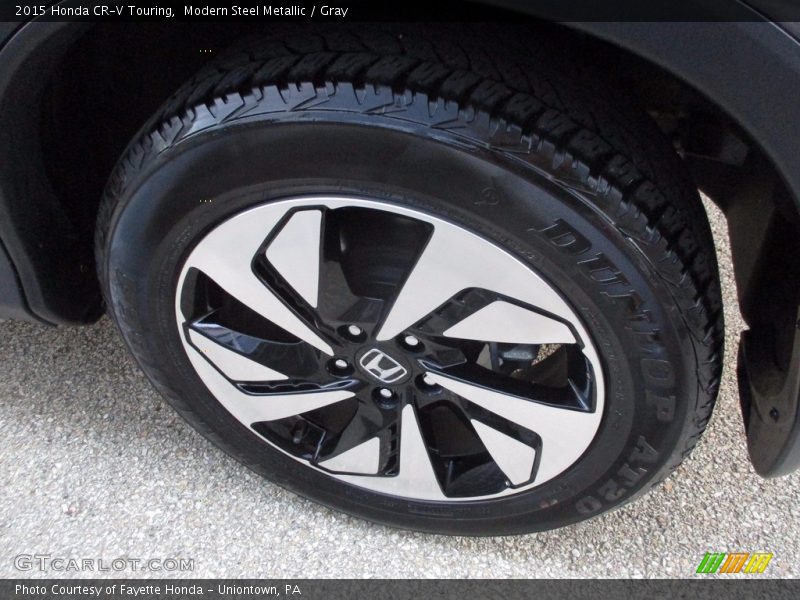 Modern Steel Metallic / Gray 2015 Honda CR-V Touring