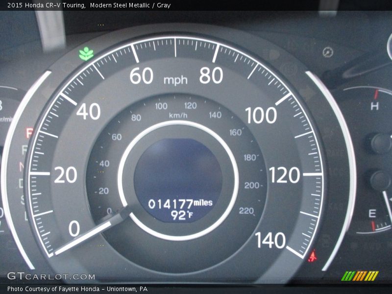 Modern Steel Metallic / Gray 2015 Honda CR-V Touring