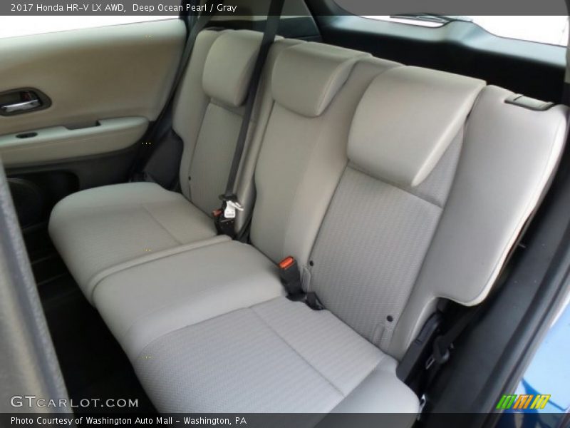 Deep Ocean Pearl / Gray 2017 Honda HR-V LX AWD