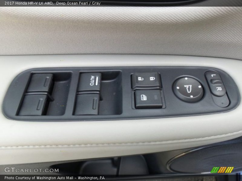 Deep Ocean Pearl / Gray 2017 Honda HR-V LX AWD