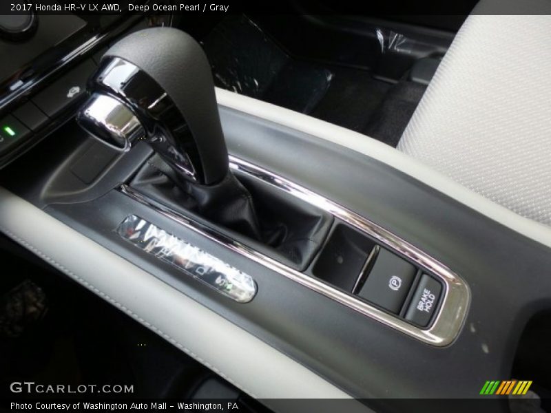 Deep Ocean Pearl / Gray 2017 Honda HR-V LX AWD