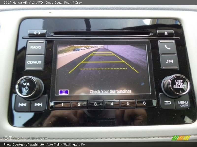Deep Ocean Pearl / Gray 2017 Honda HR-V LX AWD