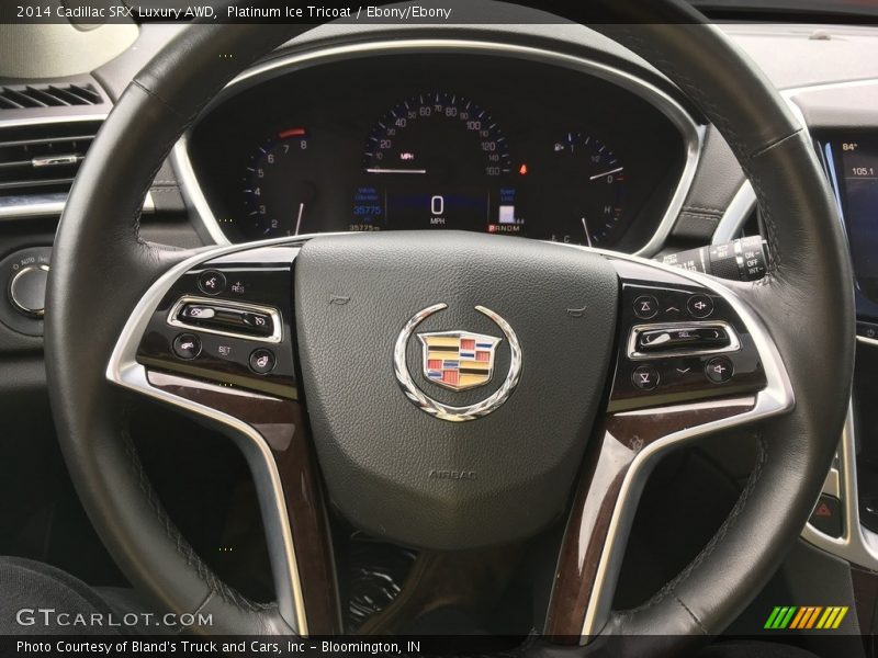 Platinum Ice Tricoat / Ebony/Ebony 2014 Cadillac SRX Luxury AWD