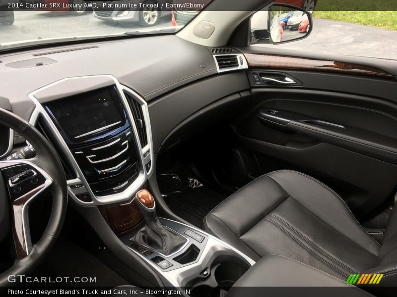 Platinum Ice Tricoat / Ebony/Ebony 2014 Cadillac SRX Luxury AWD